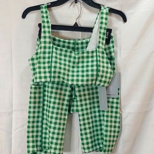 2pc Antonio Melani Bike Short/Bra Size M New with Tags